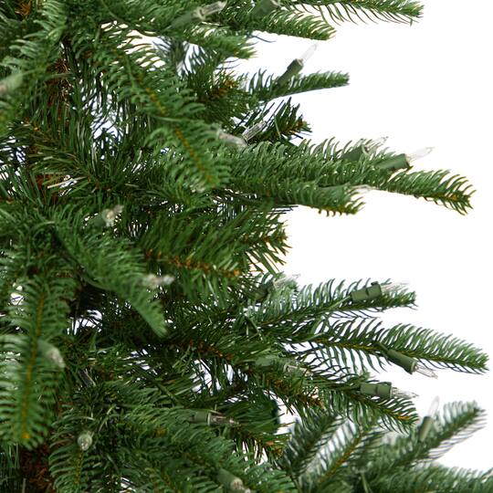 5ft. Pre-Lit Layered Washington Spruce Artificial Christmas Tree, Clear Lights
